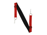 Sond Correia almofadada p/bombo Preto e Vermelho Sond Correia almofadada p/bombo Preto e Vermelho